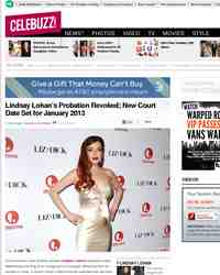 Lindsay Lohan’s Probation Revoked New Court Date Set: Celebuzz